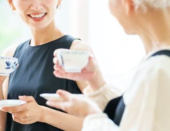 リラックスできるシャンプー台